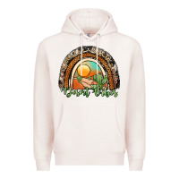 Pale Pink desert vibes rainbow Premium Hoodie - JahusDesignShop