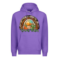 Purple desert vibes rainbow Premium Hoodie - JahusDesignShop
