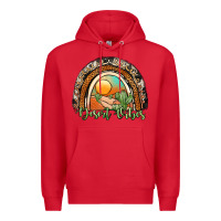Red desert vibes rainbow Premium Hoodie - JahusDesignShop