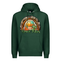 Sports Green desert vibes rainbow Premium Hoodie - JahusDesignShop