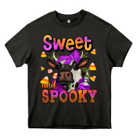 Asphalt sweet and spooky halloween cow Heavy Core Tee - Jasminsmagicworld