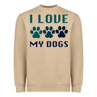 Mushroom i love my dogs Heavyweight Sweatshirt - Bettercallsaul