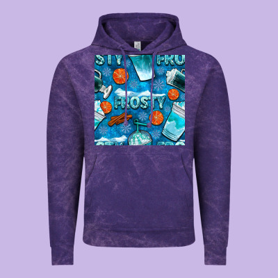 Winter Frosty Coffee Cups And Snow Seamless Pattern Bbs Vintage Hoodie Designed By Bundleandbundleshop