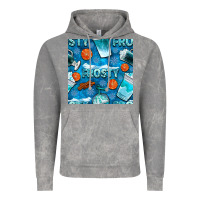 Cloud Rock winter frosty coffee cups and snow seamless pattern bbs Vintage Hoodie - BundleAndBundleShop