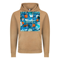 Vintage Camel winter frosty coffee cups and snow seamless pattern bbs Vintage Hoodie - BundleAndBundleShop