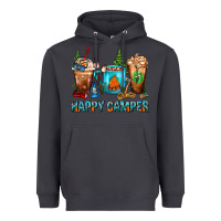 Smoke Happy Camper Coffee Cups Heavyweight Hoodie - FaDigitalArtStudio