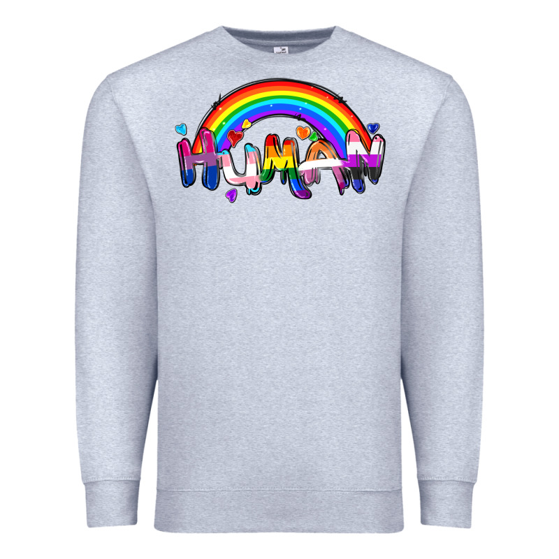 Human Pride Premium Sweatshirt by FaDigitalArtStudio | Teevron