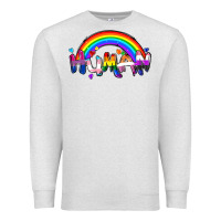 Oatmeal Heather Human pride Premium Sweatshirt - FaDigitalArtStudio
