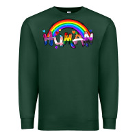 Sports Green Human pride Premium Sweatshirt - FaDigitalArtStudio