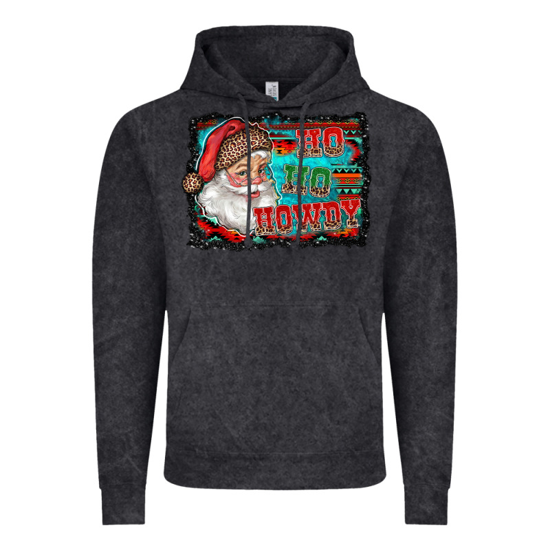 Ho Ho Howdy With Santa Vintage Hoodie by RanaPortraitStore | Teevron