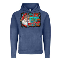 Vintage Denim ho ho howdy with santa Vintage Hoodie - RanaPortraitStore