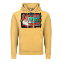 Vintage Mustard ho ho howdy with santa Vintage Hoodie - RanaPortraitStore