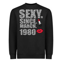 Black Sexy Since March 1980 Heavyweight Sweatshirt - Bettercallsaul