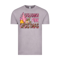Vintage Zinc Dreaming Of A Pink Christmas Vintage Tee - BundleAndBundleShop