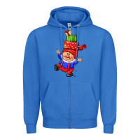 True Royal cute christmas gnome Zipper Hoodie - CowGirlArtShop