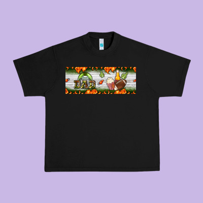Football Dad Urban Heavy Tee Designed By Bundleandbundleshop