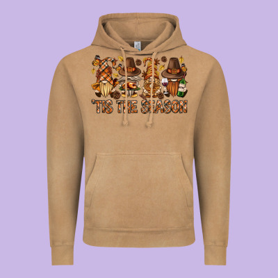 'tis The Season Gnomies Bbs Vintage Hoodie Designed By Bundleandbundleshop