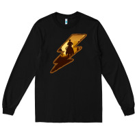 Black Cowboy Sunset Lightning Long Sleeve Tee - Bettercallsaul