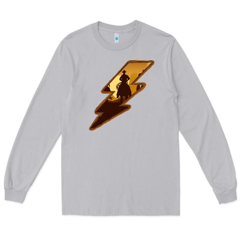 Cowboy Sunset Lightning Long Sleeve Tee by Bettercallsaul | Teevron