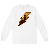 White Cowboy Sunset Lightning Long Sleeve Tee - Bettercallsaul