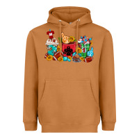 Meerkat Coffee And American Football Coffee Cups Heavyweight Hoodie - FaDigitalArtStudio