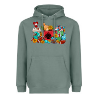Sage Coffee And American Football Coffee Cups Heavyweight Hoodie - FaDigitalArtStudio