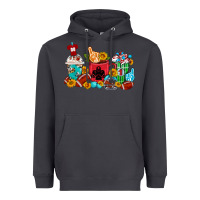 Smoke Coffee And American Football Coffee Cups Heavyweight Hoodie - FaDigitalArtStudio