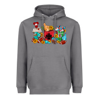 Storm Coffee And American Football Coffee Cups Heavyweight Hoodie - FaDigitalArtStudio