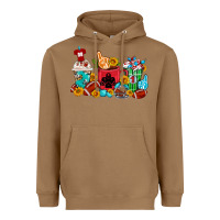 Toasted Coconut Coffee And American Football Coffee Cups Heavyweight Hoodie - FaDigitalArtStudio