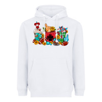 White Coffee And American Football Coffee Cups Heavyweight Hoodie - FaDigitalArtStudio