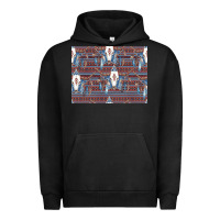 Pigment Black Bull Skull Pattern Urban Hoodie - CowhideDigitalArt