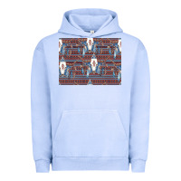 Pigment Grape Ice Bull Skull Pattern Urban Hoodie - CowhideDigitalArt