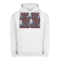 Pigment Lunar Rock Bull Skull Pattern Urban Hoodie - CowhideDigitalArt