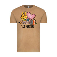 Vintage Camel peace love 1st grade Vintage Tee - JahusDesignShop