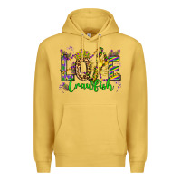 Antique Gold love crawfish mardi gras olivia Premium Hoodie - OliviaCreatesArt