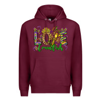 Burgundy love crawfish mardi gras olivia Premium Hoodie - OliviaCreatesArt