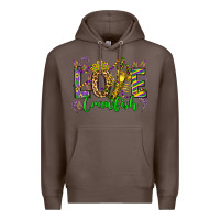 Coffee love crawfish mardi gras olivia Premium Hoodie - OliviaCreatesArt