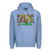 Colony Blue love crawfish mardi gras olivia Premium Hoodie - OliviaCreatesArt