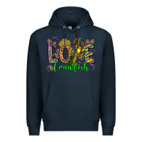 Navy love crawfish mardi gras olivia Premium Hoodie - OliviaCreatesArt
