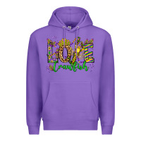 Purple love crawfish mardi gras olivia Premium Hoodie - OliviaCreatesArt