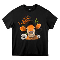Black halloween witch cow Heavy Core Tee - Jasminsmagicworld