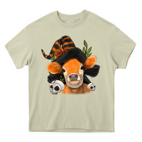 Mossy halloween witch cow Heavy Core Tee - Jasminsmagicworld
