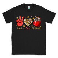 Black Peace Love Hot Chocolate Classic Tee - BundleAndBundleShop