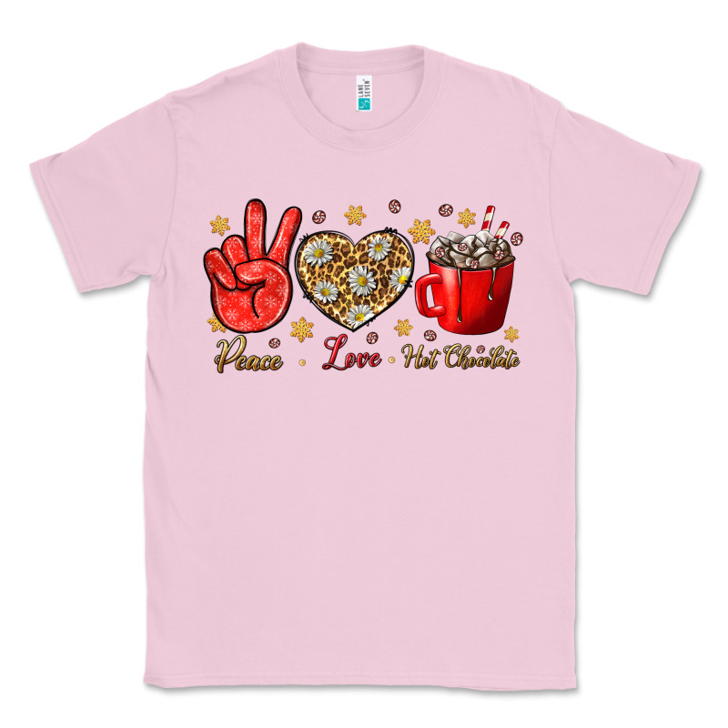Peace Love Hot Chocolate Classic Tee by BundleAndBundleShop | Teevron