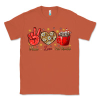 Copper Peace Love Hot Chocolate Classic Tee - BundleAndBundleShop