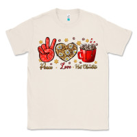 Natural Peace Love Hot Chocolate Classic Tee - BundleAndBundleShop