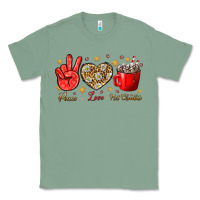 Sage Peace Love Hot Chocolate Classic Tee - BundleAndBundleShop