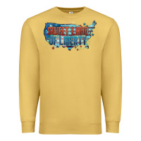 Antique Gold Sweet land of liberty Premium Sweatshirt - FaDigitalArtStudio