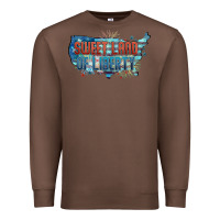 Chestnut Sweet land of liberty Premium Sweatshirt - FaDigitalArtStudio