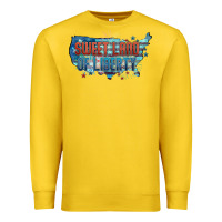 Lemon Sweet land of liberty Premium Sweatshirt - FaDigitalArtStudio